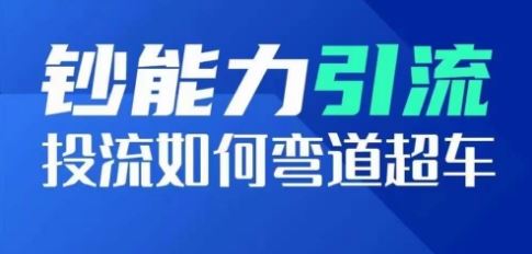 钞能力引流：投流如何弯道超车，投流系数及增长方法，创造爆款短视频-蓝天项目网