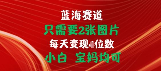 只需要2张图片，挂载链接出单赚佣金，小白宝妈均可【揭秘】-蓝天项目网