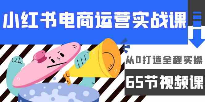 （9724期）小红书电商运营实战课，​从0打造全程实操（65节视频课）-蓝天项目网