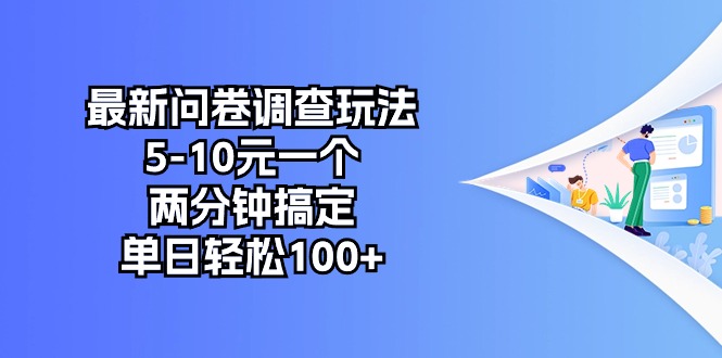 （10606期）最新问卷调查玩法，5-10元一个，两分钟搞定，单日轻松100+-蓝天项目网