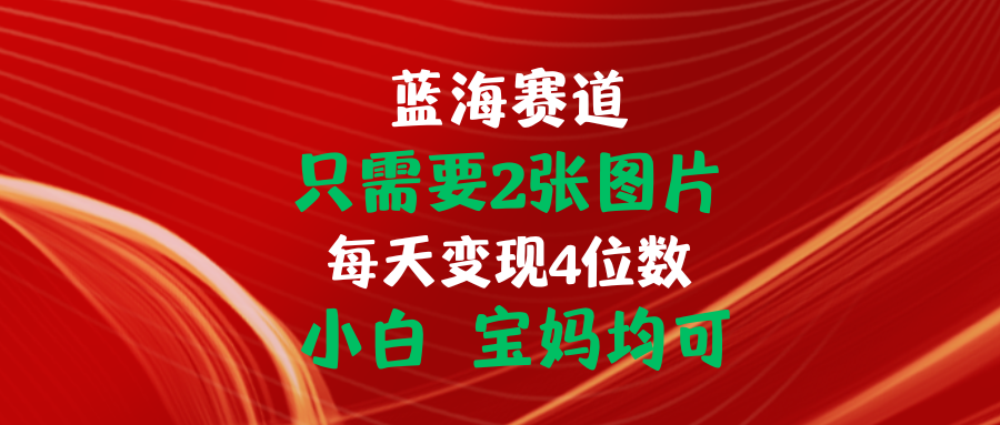 （11047期）只需要2张图片 每天变现4位数 小白 宝妈均可-蓝天项目网