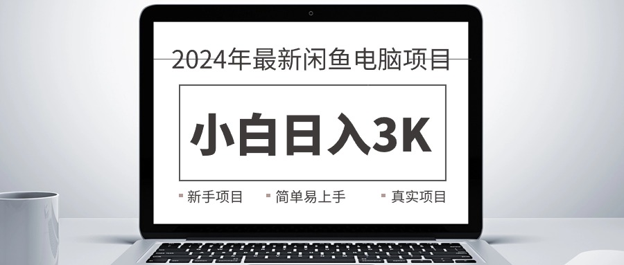 （10846期）2024最新闲鱼卖电脑项目，新手小白日入3K+，最真实的项目教学-蓝天项目网