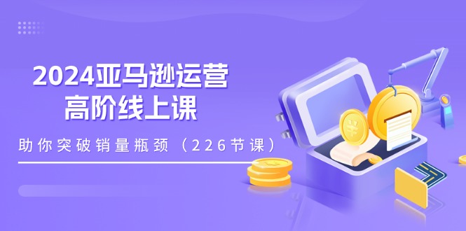 （11389期）2024亚马逊运营-高阶线上课，助你突破销量瓶颈（228节课）-蓝天项目网