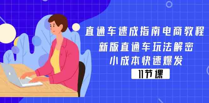 直通车速成指南电商教程：新版直通车玩法解密，小成本快速爆发（11节）-蓝天项目网