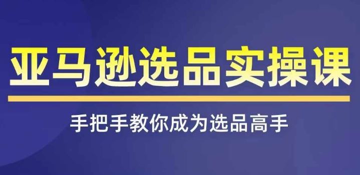 亚马逊选品实操课程，快速掌握亚马逊选品的技巧，覆盖亚马逊选品所有渠道-蓝天项目网