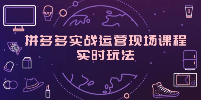 （11759期）拼多多实战运营现场课程，实时玩法，爆款打造，选品、规则解析-蓝天项目网