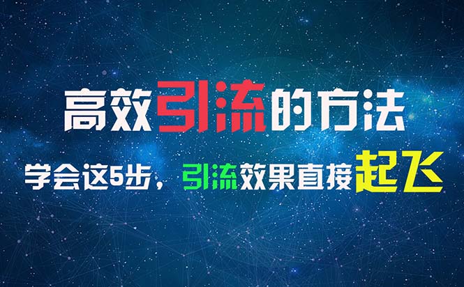 （11776期）高效引流的方法，可以帮助你日引300+创业粉，一年轻松收入30万，比打工强-蓝天项目网