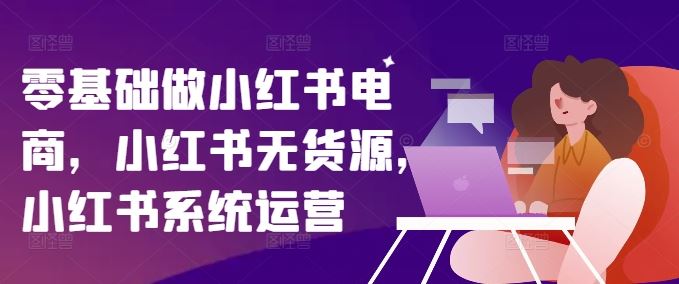 零基础做小红书电商，小红书无货源，小红书系统运营-蓝天项目网