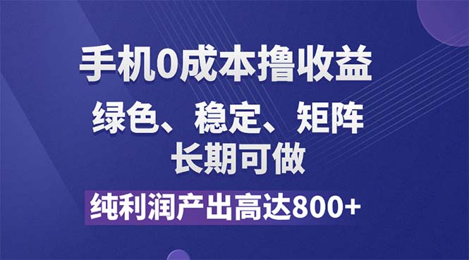 （11976期）纯利润高达800+，手机0成本撸羊毛，项目纯绿色，可稳定长期操作！-蓝天项目网