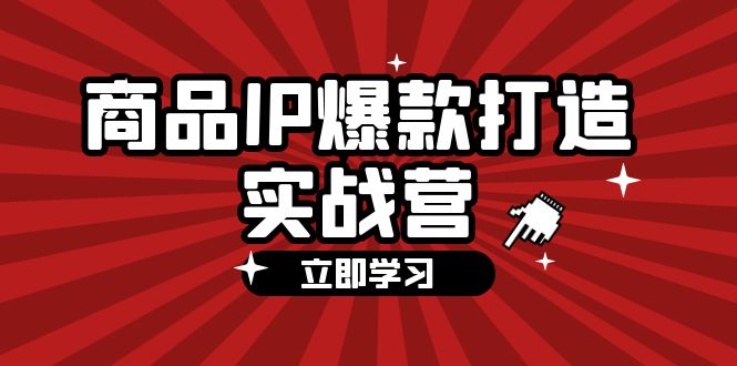 （12136期）商品-IP爆款打造实战营【第四期】，手把手教你打造商品IP，爆款 不断-蓝天项目网