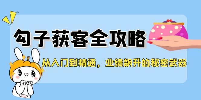 从入门到精通，勾子获客全攻略，业绩飙升的秘密武器-蓝天项目网