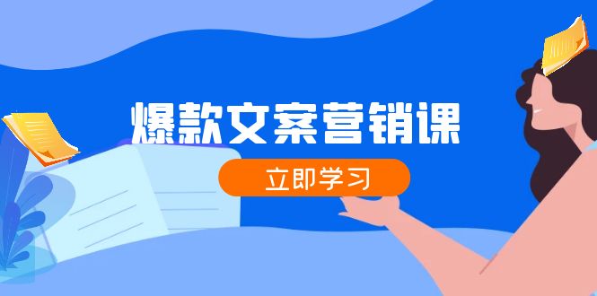 爆款文案营销课：公域转私域，涨粉成交一网打尽，各行业人士必备-蓝天项目网