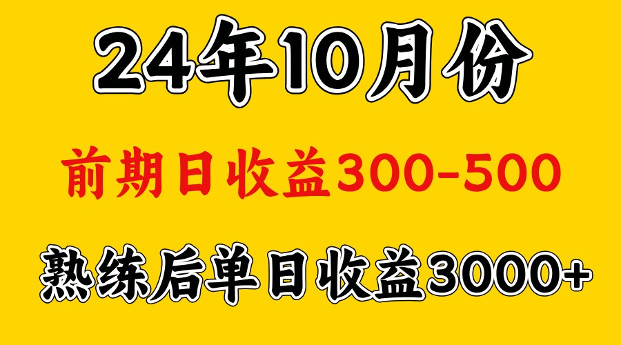 高手是怎么赚钱的.前期日收益500+熟练后日收益3000左右-蓝天项目网