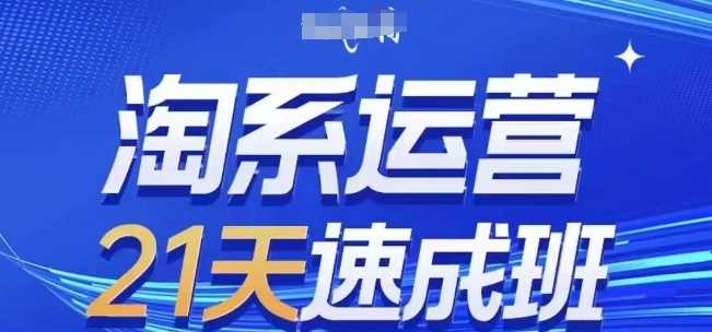 淘系运营21天速成班(更新24年10月)，0基础轻松搞定淘系运营，不做假把式-蓝天项目网