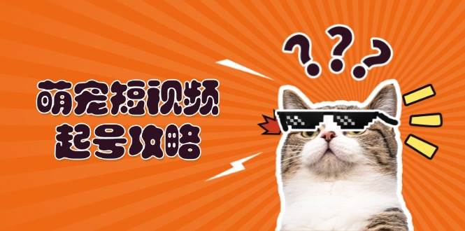 萌宠短视频起号攻略：定位搭建推流全解析，助力新手轻松打造爆款-蓝天项目网