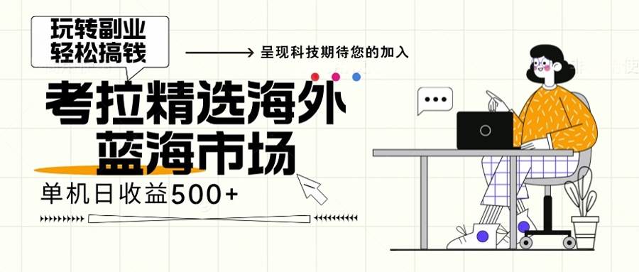 （13191期）海外全新空白市场，小白也可轻松上手，年底最后红利-蓝天项目网