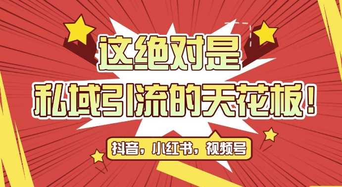 最新首发全平台引流玩法，公域引流私域玩法，轻松获客500+，附引流脚本，克隆截流自热玩法【揭秘】-蓝天项目网