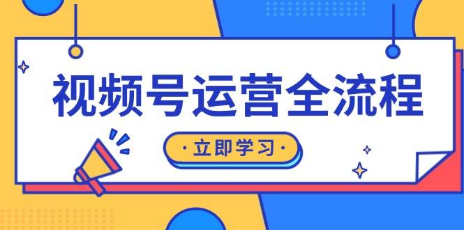 视频号运营全流程：起号方法、直播流程、私域建设及自然流与付费流运营-蓝天项目网