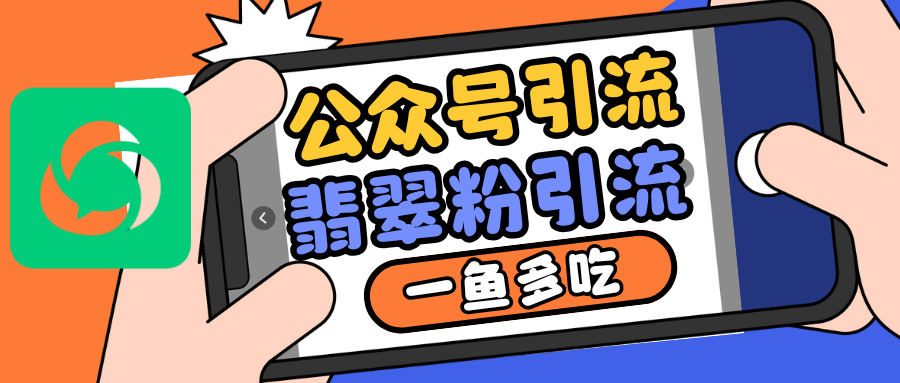 公众号低成本引流翡翠粉，高客单价，大力出奇迹一鱼多吃-蓝天项目网