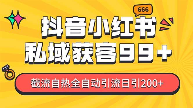 （13421期）某音，小红书，野路子引流玩法截流自热一体化日引200+精准粉 单日变现3…-蓝天项目网