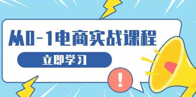 从零做电商实战课程，教你如何获取访客、选品布局，搭建基础运营团队-蓝天项目网