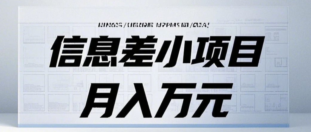 信息差小项目：国内外视频代下载，项目操作简单零成本零门槛月入过万-蓝天项目网