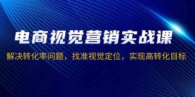 电商视觉营销实战课，解决转化率问题，找准视觉定位，实现高转化目标-蓝天项目网